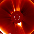 Latest LASCO C2 image of the Sun