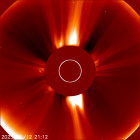 Latest LASCO C2 image of the Sun