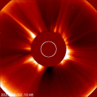 Latest LASCO C2 image of the Sun