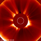 Latest LASCO C2 image of the Sun