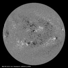 Latest SDO/HMI Magnetogram image of the Sun