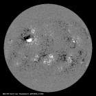 Latest SDO/HMI Magnetogram image of the Sun